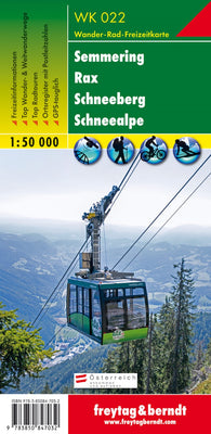 Buy map WK 022 Semmering - Rax - Schneeberg - Schneealpe, hiking map 1:50,000