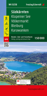 Buy map South Carinthia, hiking, bike and leisure map 1:50,000 WK 0238