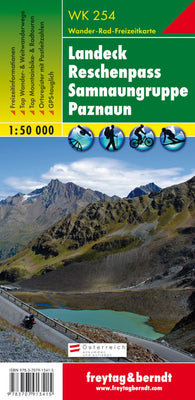 Buy map WK 254 Landeck - Reschenpass - Samnaung group - Paznaun, hiking map 1:50,000