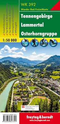 Buy map WK 392 Tennengebirge - Lammertal - Osterhorn Group, hiking map 1:50,000
