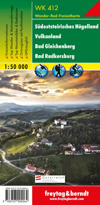 Buy map WK 412 SouthEast Styrian Hügelland - Vulkanland - Bad Gleichenberg - Bad Radkersburg, hiking map 1:50,000