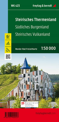 Buy map Styrian Thermenland - Southern Burgenland - Styrian Vulkanland, hiking map 1:50,000, WK 423