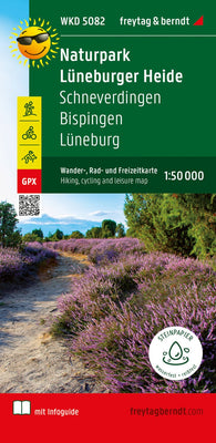Buy map Lüneburg Heath Nature Park, hiking, bike and leisure map 1:50,000 WKD 5082, with infoguide