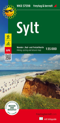 Buy map Sylt, Wander- und Radkarte 1:35.000, mit Infoguide = Sylt, hiking and cycling map 1:35,000, with infoguide