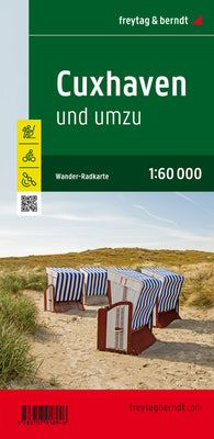 Buy map Cuxhaven und umzu, Wander- und Radkarte 1:60.000 = Cuxhaven and around, hiking and cycling map 1:60,000