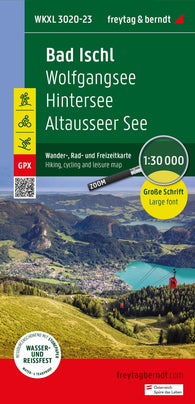 Buy map WKXL 3020 Bad Ischl, Wander-, Rad- und Freizeitkarte 1:30.000 = Bad Ischl Hiking, Cycling, and Recreation Map, 1:30,000