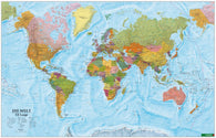Buy map Wandkarte: Die Welt XXL, deutsch, Poster 1:20.000.000, Plano in Rolle = World XXL, German, wall map 1:20,000,000, rolled