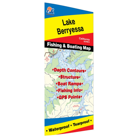 Buy map Lake Berryessa fishing map