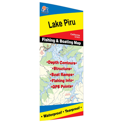 Buy map Lake Piru Fishing Map