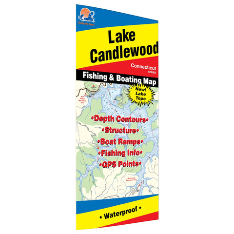 Buy map Candlewood Lake Fishing Map