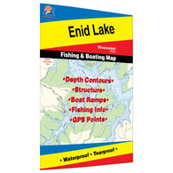 Buy map Enid Lake Fishing Map