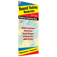 Buy map Round Valley Reservoir Fishing Map