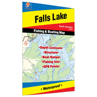 Buy map Falls Lake Fishing Map