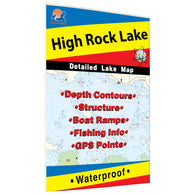 Buy map High Rock Lake Fishing Map