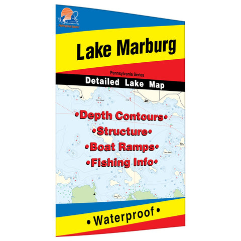 Buy map Lake Marburg Fishing Map