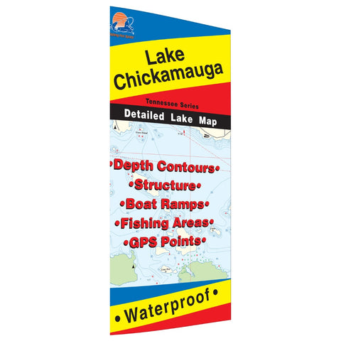 Buy map Chickamauga Lake Fishing Map