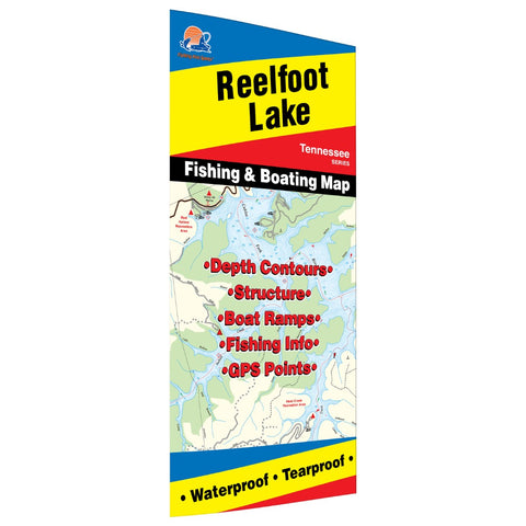 Buy map Reelfoot Lake Fishing Map