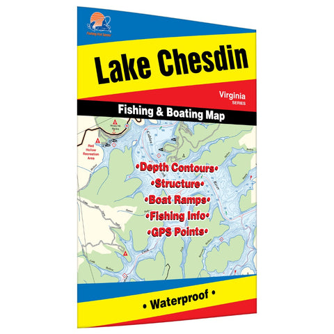 Buy map Lake Chesdin Fishing Map