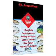 Buy map St. Augustine  Palm Coast to South Ponte Vedra Beach Fishing Map