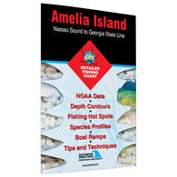 Buy map Amelia Island - Nassau Sound to Georgia State Line saltwater fishing map