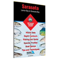 Buy map Sarasota  Lemon Bay to Sarasota Bay Fishing Map