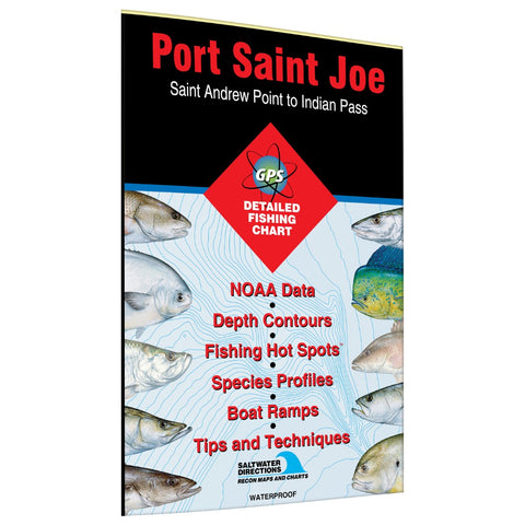 Buy map Port Saint Joe  St Andrew Pass to Indian Pass Fishing Map