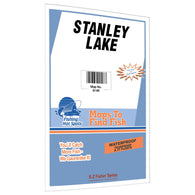 Buy map Stanley Lake Fishing Map