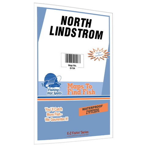 Buy map North Lindstrom Lake-Chisago Chain Fishing Map