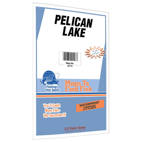 Buy map Pelican Lake (Grant Co. Fishing Map, MN) Fishing Map