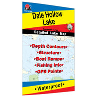 Buy map Dale Hollow Lake Fishing Map