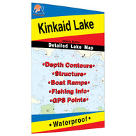 Buy map Kinkaid Lake Fishing Map