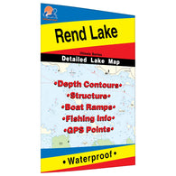 Buy map Rend Lake Fishing Map