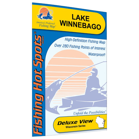 Buy map Lake Winnebago Fishing Map (Winnebago Co)