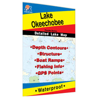 Buy map Lake Okeechobee Fishing Map