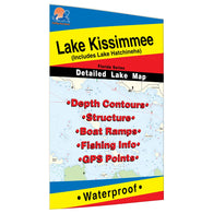 Buy map Lake Kissimmee Fishing Map