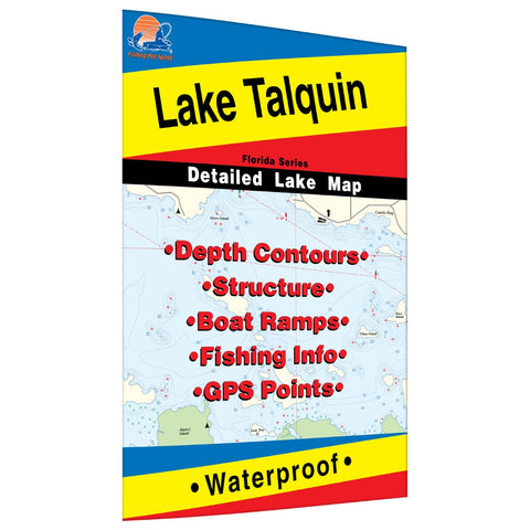 Buy map Lake Talquin Fishing Map