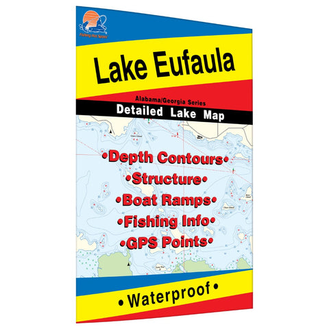 Buy map Lake Eufaula (Walter F. George Reservoir) (GA/AL) Fishing Map