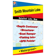 Buy map Smith Mountain Lake Fishing Map