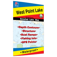 Buy map West Point Lake Fishing Map