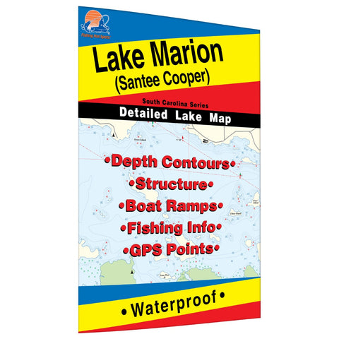 Buy map Lake Marion (Santee Cooper) Fishing Map