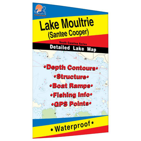 Buy map Lake Moultrie Fishing Map (Santee Cooper)