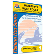 Buy map Mississippi River-Pool 21 Fishing Map