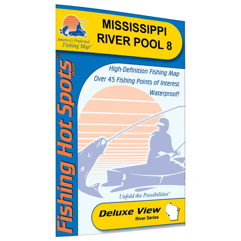 Buy map Mississippi River-Pool 8 Fishing Map