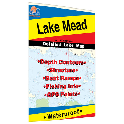 Buy map Lake Mead Fishing Map