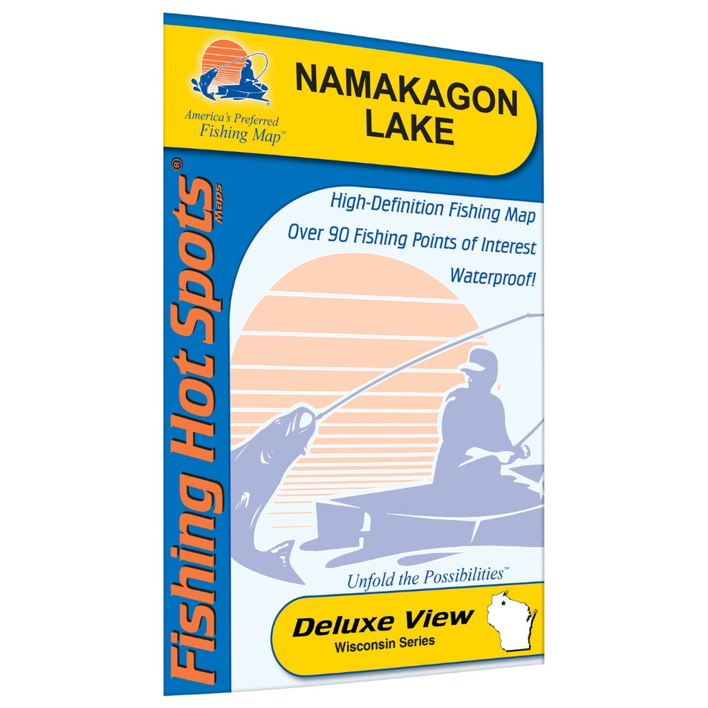 Buy map: Lake Namakagon Fishing Map (Bayfield Co) – YellowMaps Map Store
