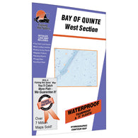 Buy map Bay of Quinte-W (Trenton to Telegraph Narrows) Fishing Map