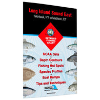 Buy map Long Island Sound EastMontauk NY to Madison CT Fishing Map