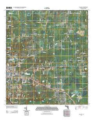 Alachua Florida Historical topographic map, 1:24000 scale, 7.5 X 7.5 Minute, Year 2012