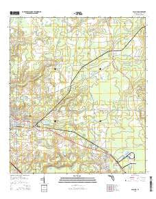 Alachua Florida Current topographic map, 1:24000 scale, 7.5 X 7.5 Minute, Year 2015
