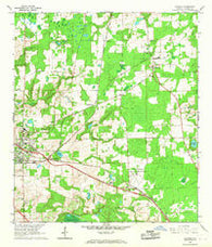 Alachua Florida Historical topographic map, 1:24000 scale, 7.5 X 7.5 Minute, Year 1966